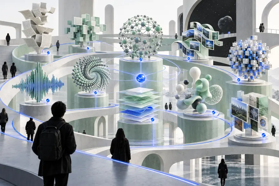 Illustrative model discovery visual