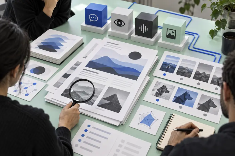 Illustrative review and documentation visual