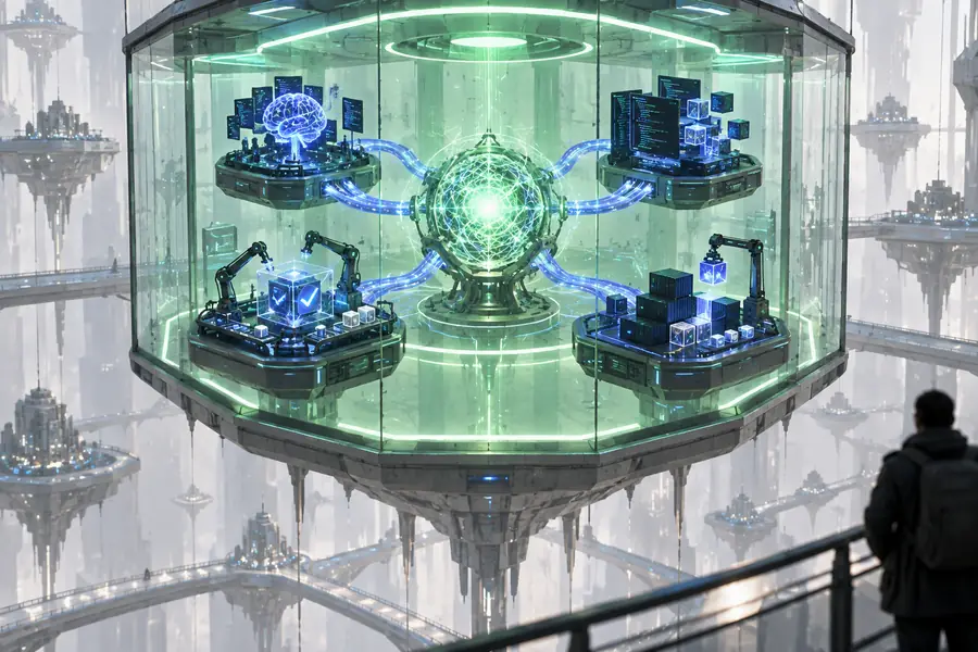 Illustration of a standalone AI workflow
